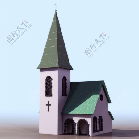 可爱的小型教堂