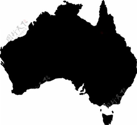澳大利亚地图剪贴画3
