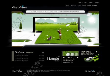 韩国高尔夫主题网站