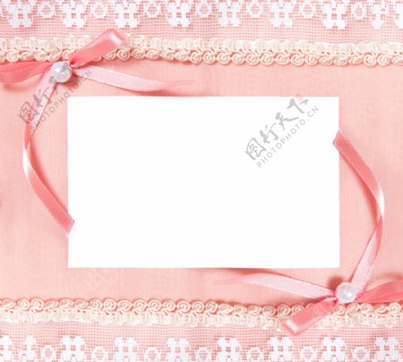 粉红蕾丝卡片免费素材