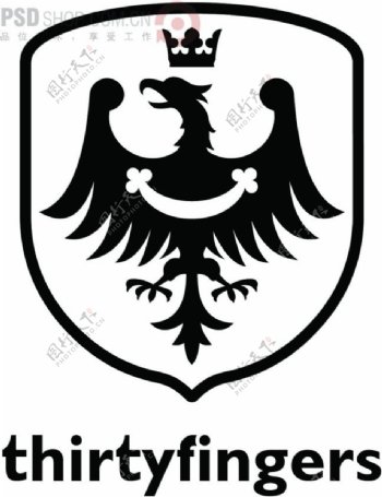 老鹰图像矢量logo