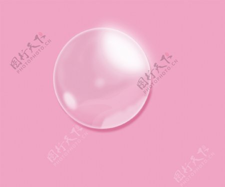 玻璃质感的球体