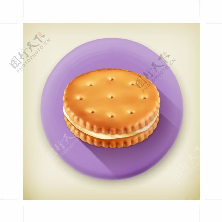 饼干ICON图标标志图片