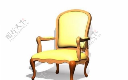 欧式家具椅子0113D模型