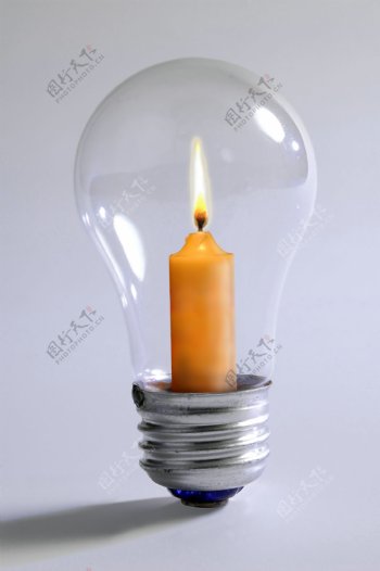 创意灯泡蜡烛