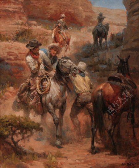 Western340高清西方现代人物油画国外油画人物油画作品