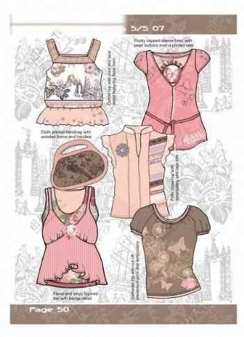 女孩服装设计素材4图片