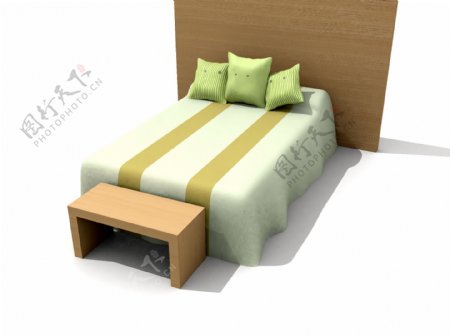 绿色温暖的床床床个别家具时尚furnitu