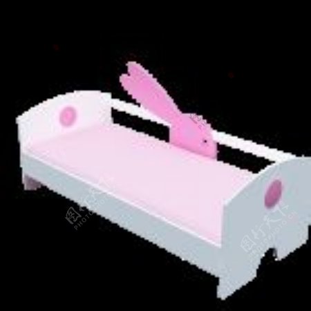 3D儿童床模型