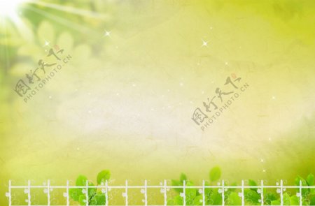 绿色淡雅背景图片PSD分层素材
