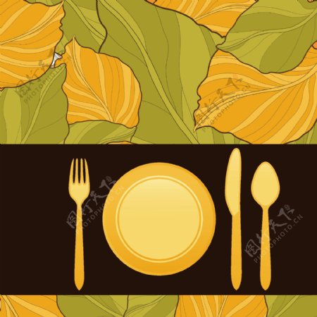 矢量餐厅菜单模板设计