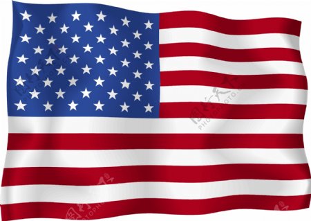 美国的美国国旗矢量