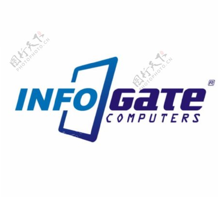 INFOGATEComputerslogo设计欣赏INFOGATEComputers硬件公司标志下载标志设计欣赏