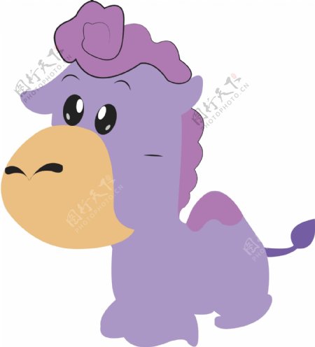 小骆驼紫色骆驼