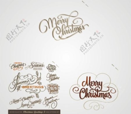 圣诞艺术字设计图片