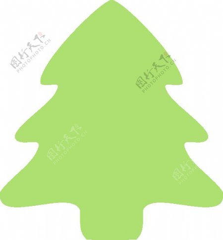 圣诞树图标剪贴画