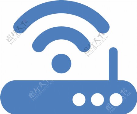 WiFi路由器简单图标