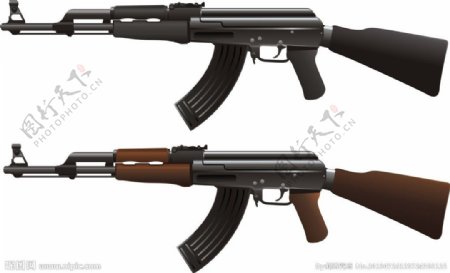AK47机枪图片