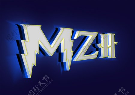 MZh艺术字体设计