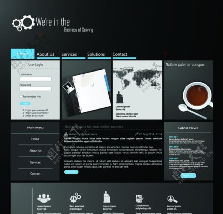 网站设计网页模板图片