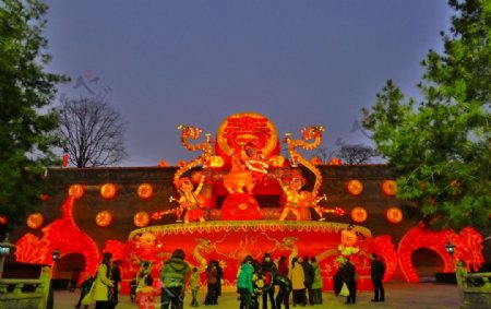 春节彩灯图片