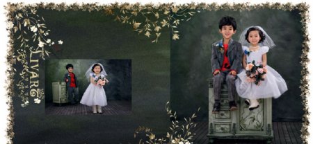 儿童主题摄影样册花儿的幸福图片