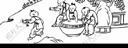 中国古代儿童046图片