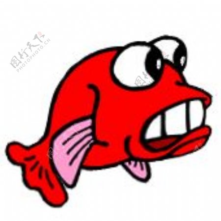 惊讶的鱼动画表情图片