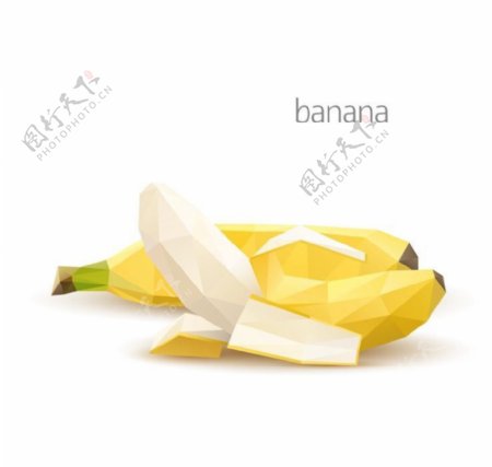 香蕉水果设计图片