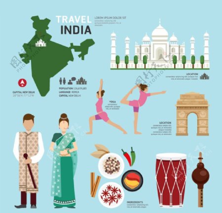 旅游文化之印度文化图片