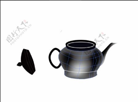 中国风古典茶壶图片