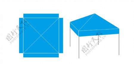四角帐篷遮阳伞图片