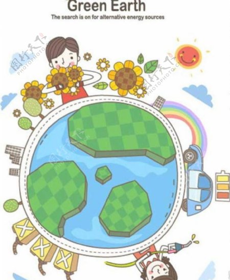儿童韩国手绘漫画图片