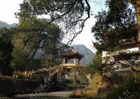 中式园林摄影图片