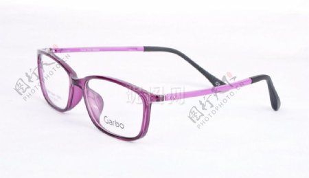 紫色眼镜架眼镜框图片