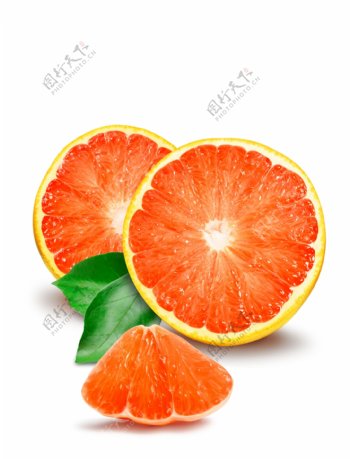 水果柚子高清分层图片