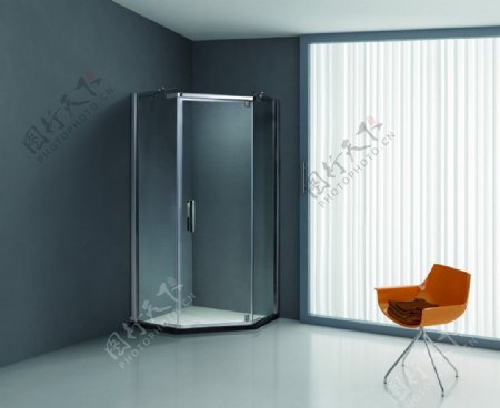 高档玻璃沐浴房图片