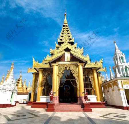 缅甸大金塔前瞻图片