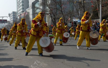 男子太平鼓会图片