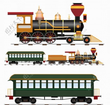 古代火车图片