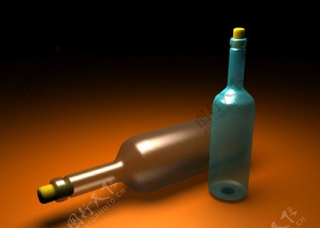 酒瓶3D源文件图片