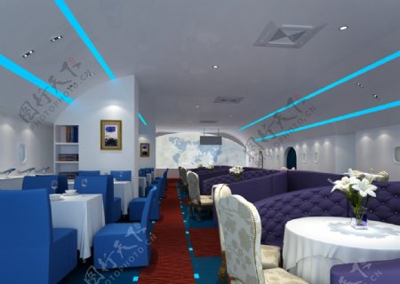 飞机主题餐厅科技图片