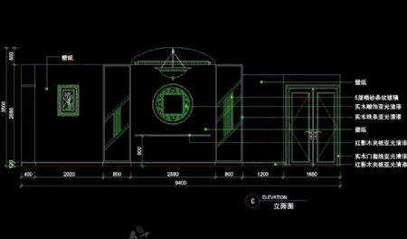 CAD餐厅设计素材图片