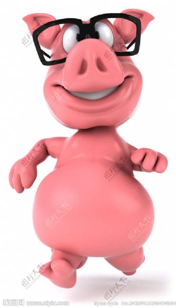 3D小猪图片