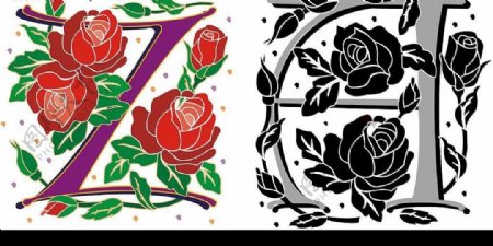 ZD玫瑰花纹图片