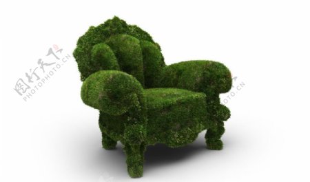 绿色环保素材椅子图片