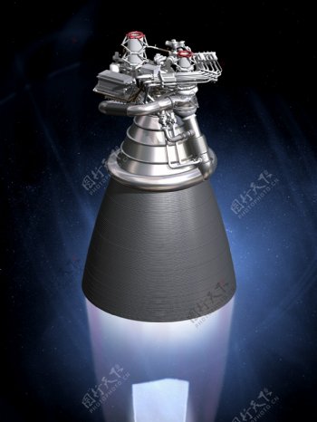 火箭发动机图片