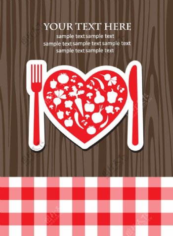 欧式花纹木纹菜单封面设计图片