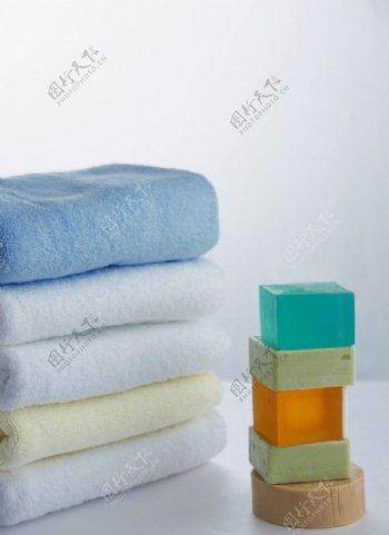 毛巾香皂图片