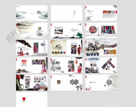 中国风纺织品针织品中国风企业文图片